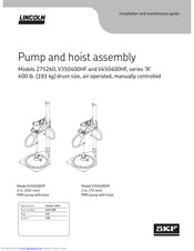 Lincoln V350400HF Installation And Maintenance Manual