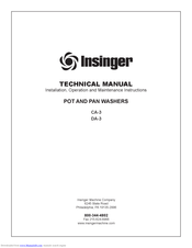 Insinger DA-3 Technical Manual