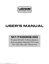 Leeson M1740009.OO User Manual