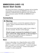 Minarik MMBOSS05-24DC-1Q Quick Start Manual