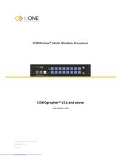 tvONE CORIOview User Manual