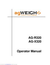 agWEIGHr AG-R320 Operator's Manual