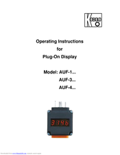 Kobold AUF-4 series Operating Instructions Manual