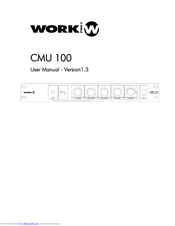 Work Pro CMU 100 User Manual