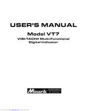 Minarik VT7 Series User Manual