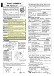 Tlv VS1C Instruction Manual