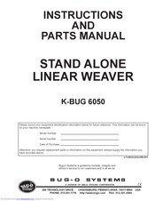 Bug-O Systems K-BUG 6050 Instructions Manual