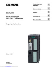 Siemens SINAMICS G120P CU230P-2 Compact Operating Instructions