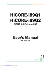 Arbor Technology HiCORE-i89Q1 User Manual