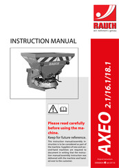 Rauch AXEO 2.1 Instruction Manual