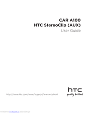 HTC StereoClip CAR A100 User Manual