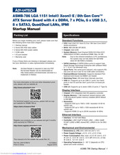 Advantech ASMB-786 Startup Manual