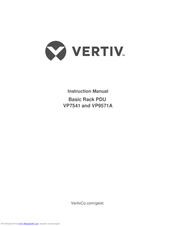 Vertiv VP9571A Instruction Manual