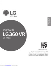 LG 360 VR LG-R100 User Manual