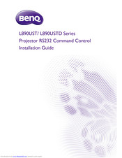 BenQ L890UST Series Installation Manuals