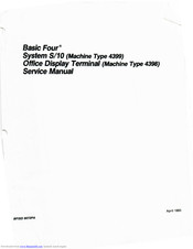 MAI Basic Four Office Display Terminal Service Manual
