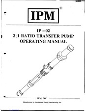 IPM IP-02S Operating Manual