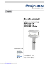 DeltaOHM HD51.3D4R-AL Operating Manual