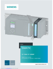 Siemens DI 16x24VDC HF Manual