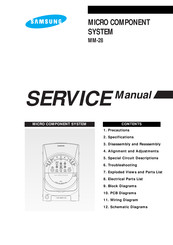 Samsung MM-28 Service Manual
