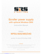 SRS Lighting WPSU-240 Instruction Manual