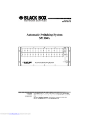 Black Box SM500A Manual