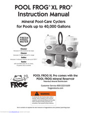 Pool Frog XL PRO Instruction Manual