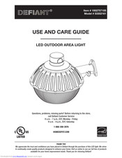 Defiant 53302161 Use And Care Manual