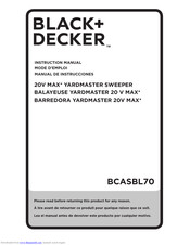 Black + Decker YARDMASTER BCASBL70 Instruction Manual