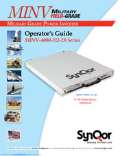 SynQor MINV-4000-1U-28 Series Operator's Manual
