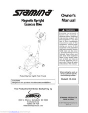 Stamina 15-5334 Owner's Manual