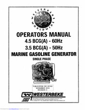 Westerbeke 3.5 BCG Operator's Manual