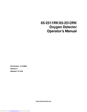 RKI Instruments 65-2511RK Operating Manual