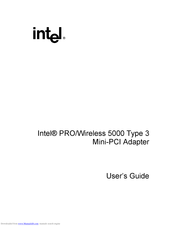 Intel PRO/Wireless 5000 User Manual