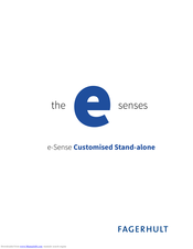 Fagerhult e-Sense Series User Manual