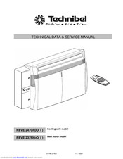 Technibel ARGO 245SCH2O Technical Data & Service Manual