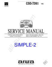 Aiwa CSD-TD61VS Service Manual