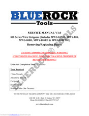 Bluerock Tools 808 series Service Manual