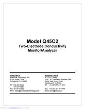 Analytical Technology Q45C2 Manual