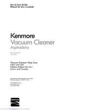 Kenmore Aspiradora 116.31195 Use & Care Manual