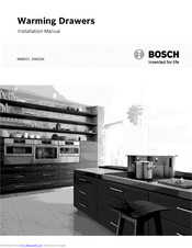 Bosch HWD57 Installation Manual