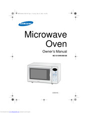 Samsung MC1015SB Owner's Manual