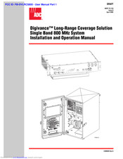 ADC Digivance Installation And Operation Manual