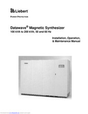 Liebert Datawave Installation Operation & Maintenance