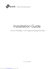 TP-Link TL-SL1218MP Installation Manual