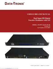 Data-Tronix DT-IPTV-QAM-ASI-2H User Manual And Manual