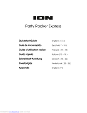 ION Party Rocker Express Quick Start Manual