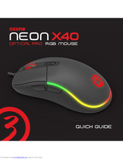 Ozone Neon X40 Quick Manual