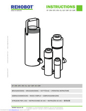 REHOBOT CXR Operating Instructions Manual