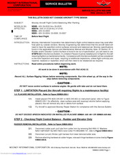 Mooney M20U Service Bulletin